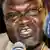 Oppositionsführer Riek Machar bei PK