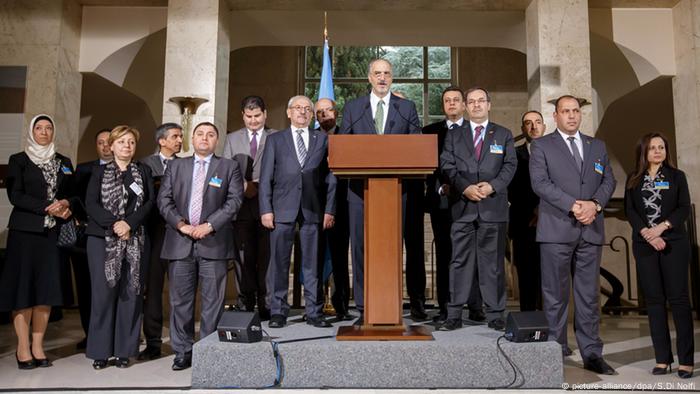 Bashar al-Jaafari aus Syrien Schweiz Genf (picture-alliance/dpa/S.Di Nolfi)
