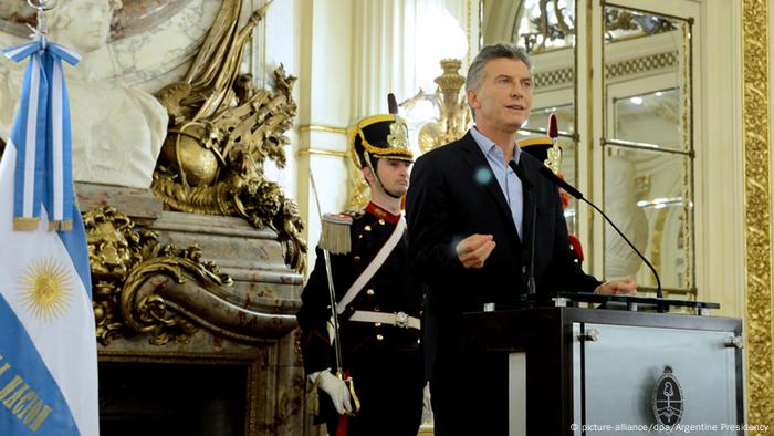 Argentinien Präsident Mauricio Macri 