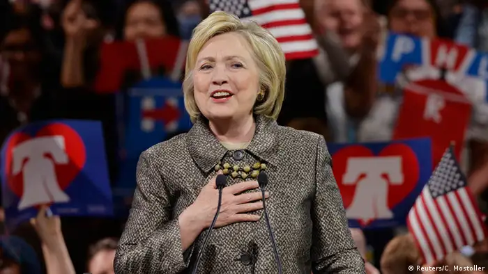 USA Philadelphia Vorwahlen Hillary Clinton
