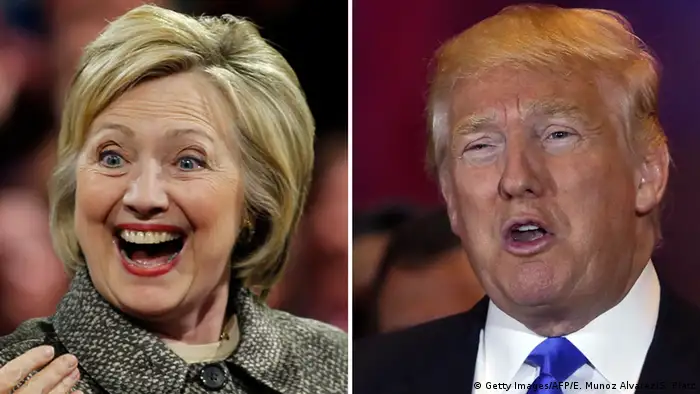 USA Vorwahlen Hillary Clinton und Donald Trump