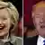 USA Vorwahlen Hillary Clinton und Donald Trump (Foto: Getty Images/AFP/E. Munoz Alvarez/S. Platt)