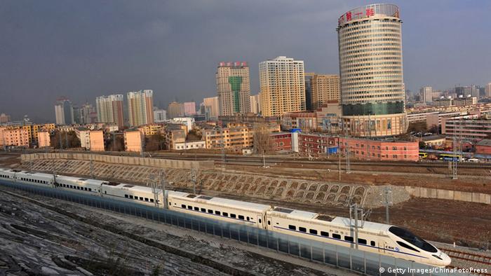 China Urumqi CRH Schnellzug Zugnetz Ausbau