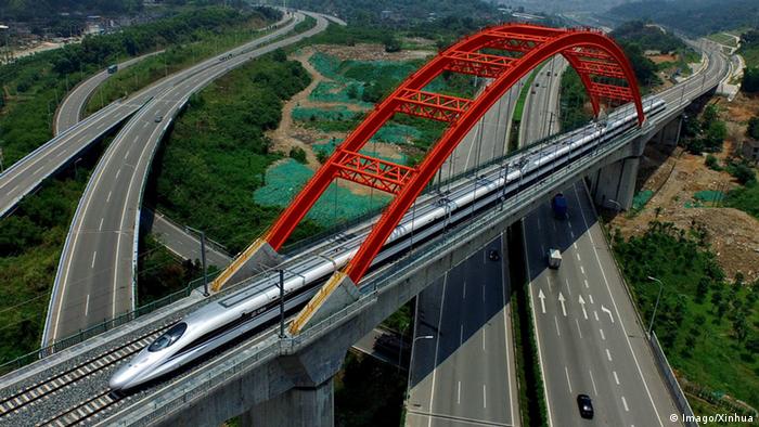 China Fuzhou highspeed train