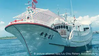 Taiwan Okinotori Island Fischerboot Dong Sheng Jye von Japan festgesetzt