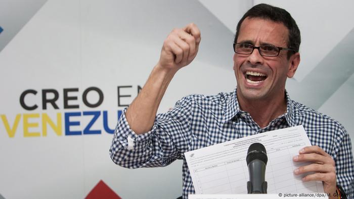 Henrique Capriles Radonski Venezuela Oppsition