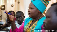 Frau Josephine Achiro Fortelo Radio Bakhita Südsudan