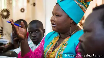 Josephine Achiro Fortelo, Leiterin Bakhita Radio im Südsudan, Foto: Albert Gonzalez Farran
