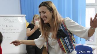 Ana Gurdis, media trainer in Chisinau, Foto: DW Akademie/Nadine Wojcik