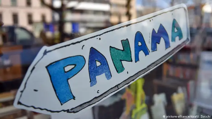 Symbolbild Panama Papers Janosch Schriftzug