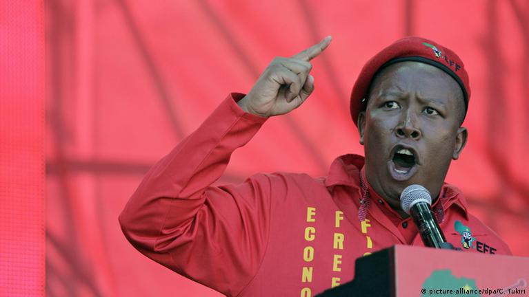 S African opposition leader calls for land grab