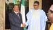 Nigeria Präsident Muhammadu Buhari und Paul Biya aus Kamerun Nigeria Präsident Muhammadu Buhari und Paul Biya aus Kamerun