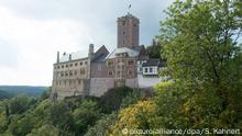 El castillo de Wartburg cerca de Eisenach
