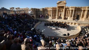 Syrien Mariinsky Orchester Konzert Wüstenstadt Palmyra