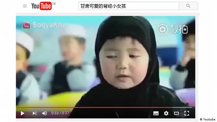 Screenshot Kindergartenkind aus Gansu lernt Koran auswendig
