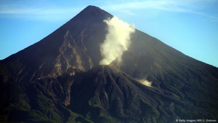Guatemala Santiaguito Vulkan