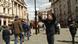 The 'hugabrit' campaign aims to keep the UK in the EU: Here a man stands on a street in London holding a sign above his head that says, 'I'm a European, lets hug'. The 'hugabrit' campaign aims to keep the UK in the EU: Here a man stands on a street in London holding a sign above his head that says, 'I'm a European, lets hug'.