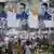 Plakate der Kandidaten vor einem Wahllokal in der Hauptstadt Manila (Foto: dpa)