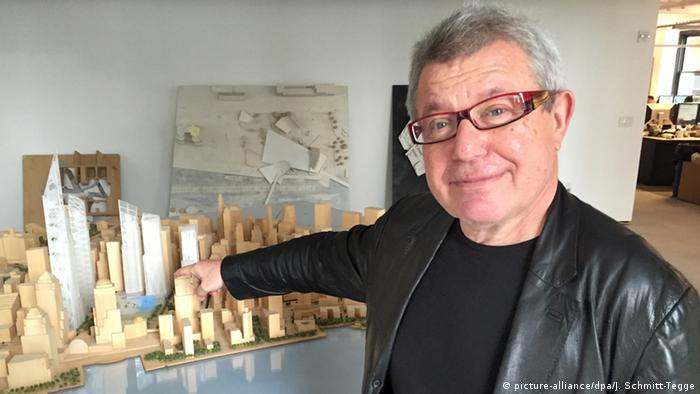 Daniel Libeskind in his studio in New York.