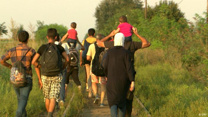 Filmstill Die Balkanroute – Auf der Flucht , (ORF)