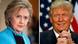 Candidatos Hillary Clinton e Donald Trump Candidatos Hillary Clinton e Donald Trump