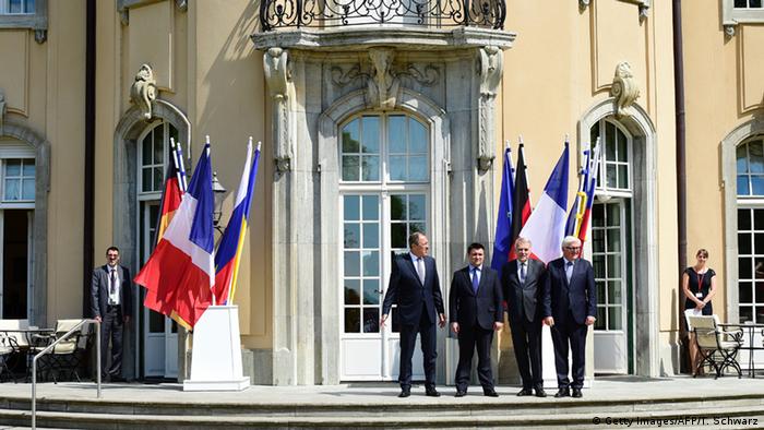 Встреча министров Нормандского формата на вилле Борзиг