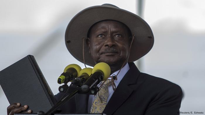 Uganda Präsident Yoweri Museveni in Kampala