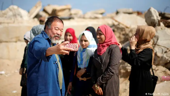 Palästina Gaza Besuch Ai Weiwei