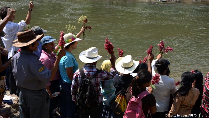 Honduras Fluss Gualcarque Agua Zarca Wasserkraftwerk Projekt Berta Caceres