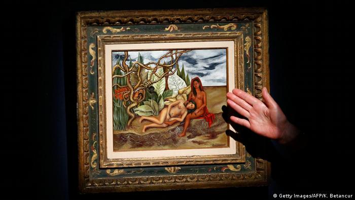 Kahlos Gemälde Dos desnudos en el bosque