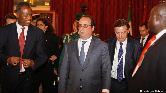 Nigeria Francois Hollande trifft den nigerianischen Außenminister Geoffrey Onyeama