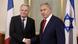 Israeli Prime Minister Benjamin Netanyahu, right, shakes hands with French Foreign Minister Jean-Marc Ayrault Israeli Prime Minister Benjamin Netanyahu, right, shakes hands with French Foreign Minister Jean-Marc Ayrault
