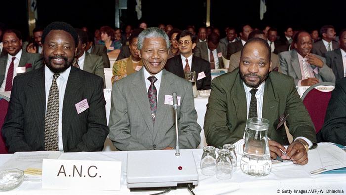 Cyril Ramaphosa, Nelson Mandela and Jacob Zuma