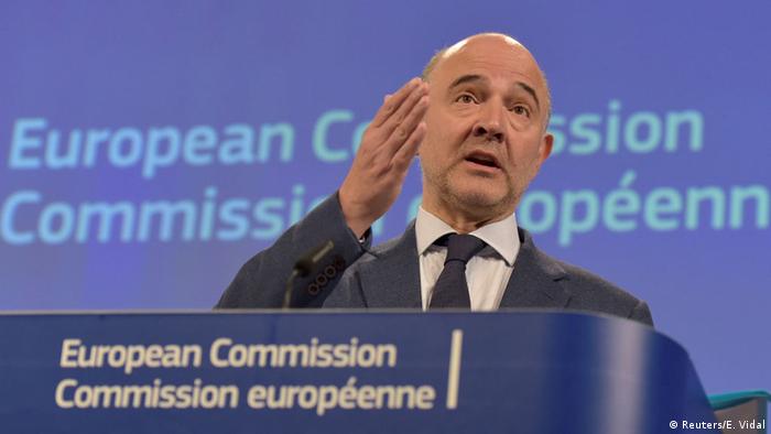 Belgien EU-Kommission Pressekonferenz Pierre Moscovici