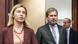 Belgien Brüssel Federica Mogherini, left, and EU Enlargement Commissioner Johannes Hahn Belgien Brüssel Federica Mogherini, left, and EU Enlargement Commissioner Johannes Hahn