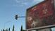 The billboard reads: Montenegro forever The billboard reads: Montenegro forever