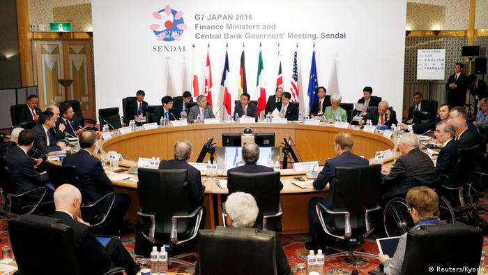 Japan Treffen der G7-Finanzminister in Sendai
