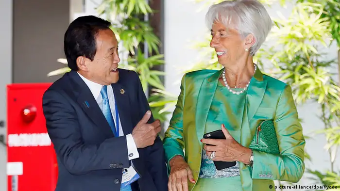 G7 Gipfel der Finanzminister Japan Taro Aso und Christine Lagarde