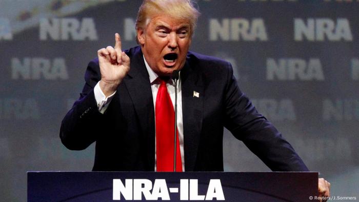 Donald Trump Rede Waffenlobby NRA (Reuters/J.Sommers)