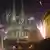 Фейерверк у Кельнского собора в новогоднюю ночь
