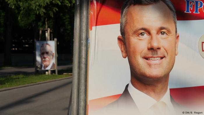 Österreich Wahlen Plakat in Wien