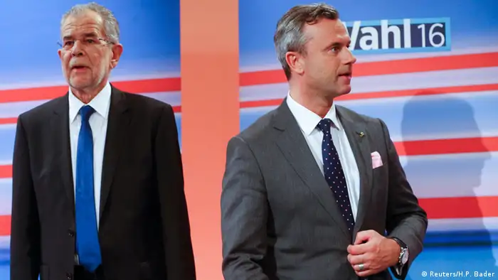 Österreich Präsidenten-Wahl 2016 Alexander Van der Bellen & Norbert Hofer