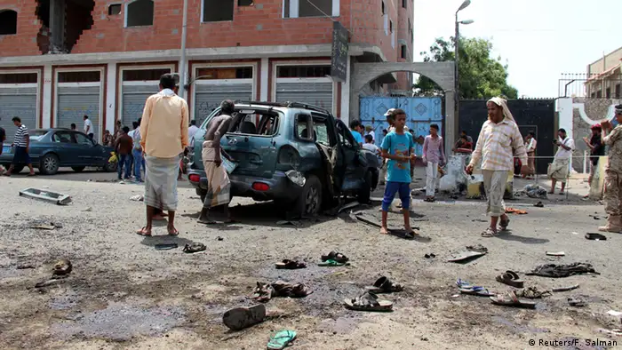 Jemen Anschlag in Aden (Reuters/F. Salman)