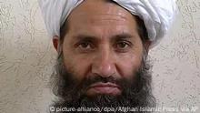 In this undated and unknown location photo, the new leader of Taliban fighters, Mullah Haibatullah Akhundzada poses for a portrait. The Afghan Taliban confirmed on Wednesday that their leader Mullah Akhtar Mansour was killed in a U.S. drone strike last week and that they have appointed a successor - a scholar known for extremist views who is unlikely to back a peace process with Kabul. +++ (C) picture-alliance/dpa/Afghan Islamic Press via AP