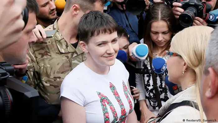 Russland Nadija Sawtschenko Freilassung
