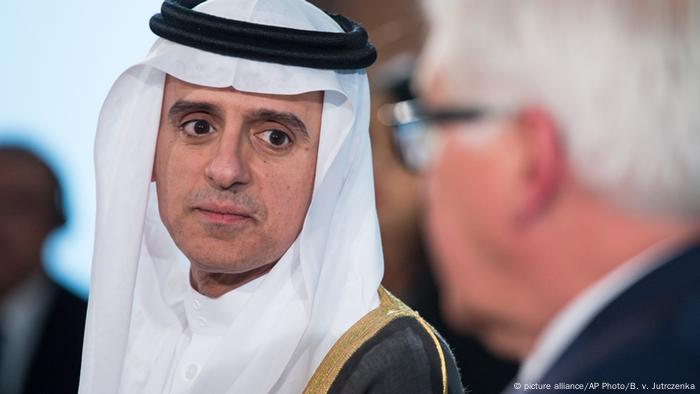 Deutschland Steinmeier und Adel al-Jubeir in Berlin (picture alliance/AP Photo/B. v. Jutrczenka)