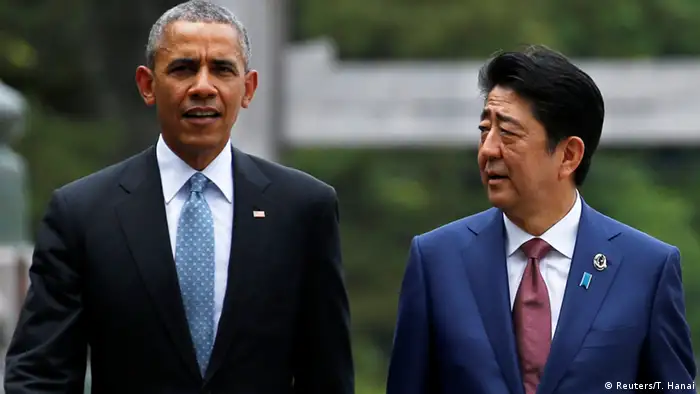 Japan G7-Gipfel Barack Obama und Shinzo Abe in Ise-Shima