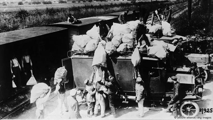 Deutschland Verladen von Feldpost 1.WK