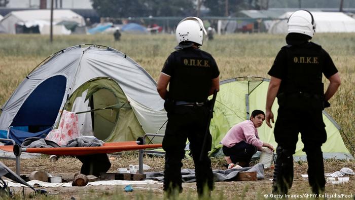 Griechenland Idomeni Flüchtlingscamp Räumung