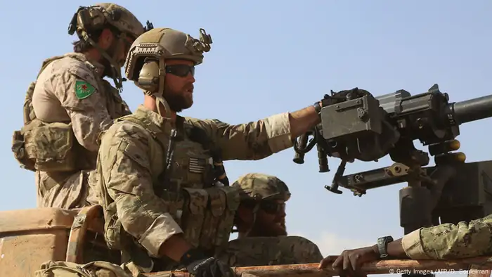 Syrien Provinz Rakka US-Soldaten Spezialkräfte